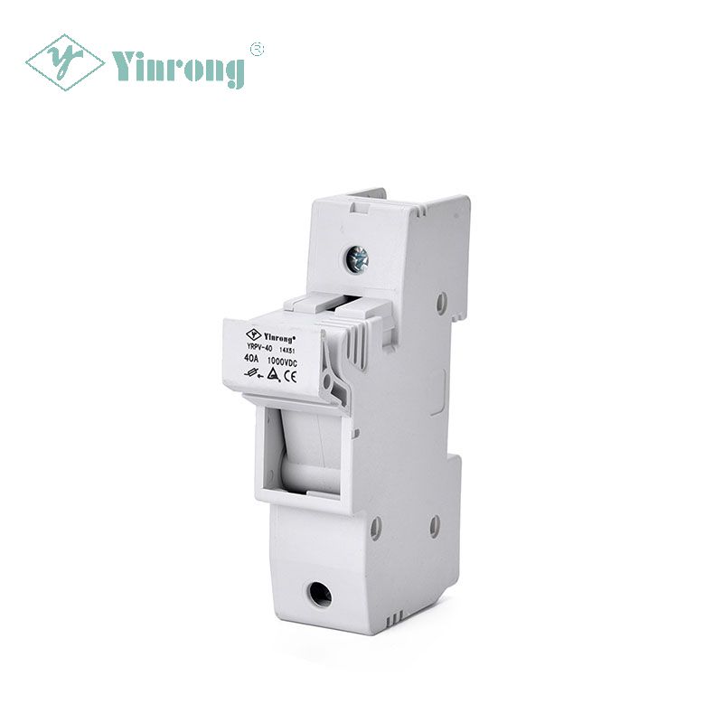 1000VDC 40A 14×51mm Solarium PV DIN Rail Fuse Holder