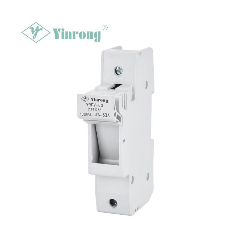 1000VDC 63A 14×65mm Solarium PV DIN Rail Fuse Holder