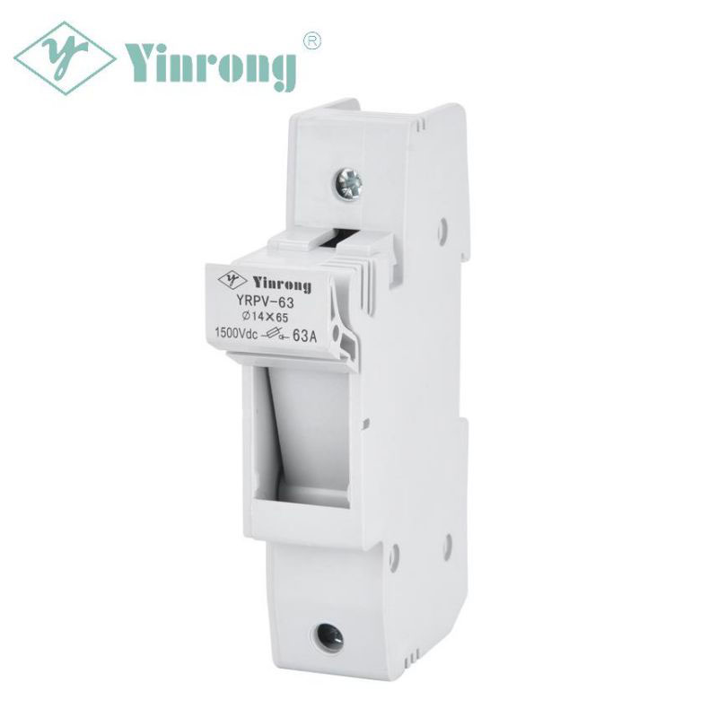 1500VDC 63A 14×65mm Solarium PV DIN Rail Fuse Holder