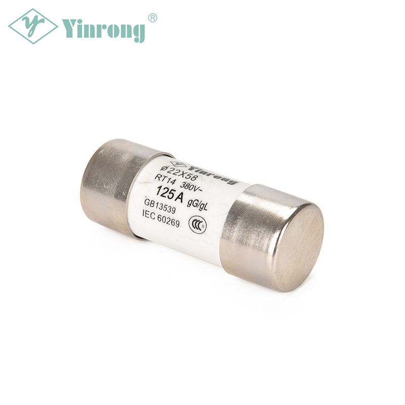 500VAC 125A 22×58mm Cylindricum HRC Fuse Link