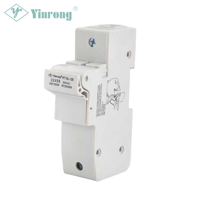 500VAC 125A 22×58mm DIN Rail Fuse Holder